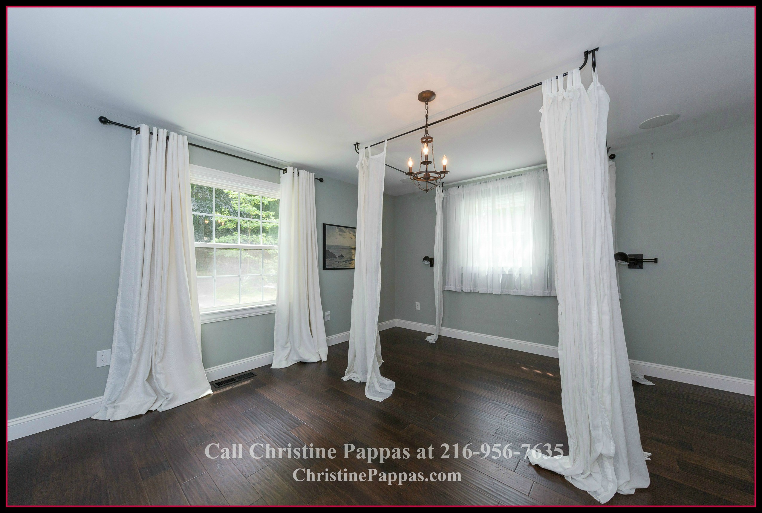 Enjoy memorable family time in the expansive master bedroom of this beautiful home for sale in Gates Mills OH.