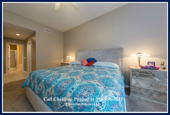 Experience comfort like no other when you turn the master bedroom of this Highland Heights condo for sale into your own private sanctuary.